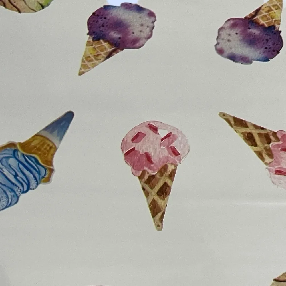 10x13 Polymailers 25 Pack Summer Ice Cream Fun Shipping Bags Boutique Mailers